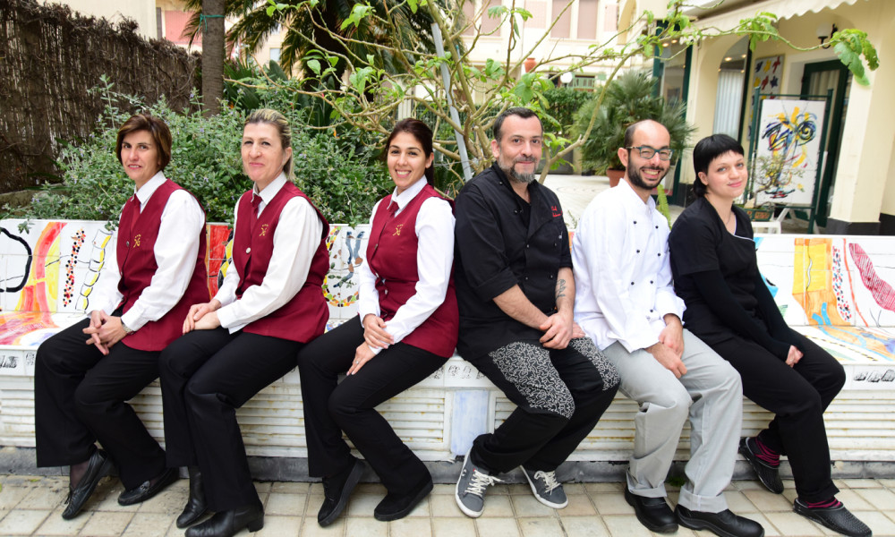 Staff del Ristorante Hotel Garden Albissola Marina